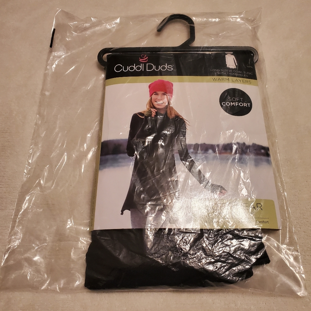 Cuddl Duds Long Sleeve Cowl Tunic Size S - Picture 5 of 6